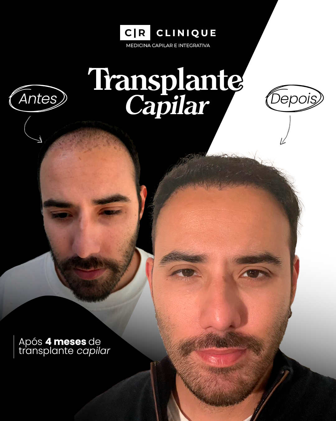 Foto de Vitor, cliente da CR Clinique.